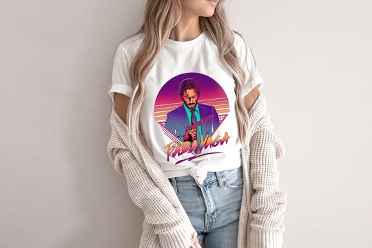 Discover JW4 Keanu Reeves Shirt, Joh-n W-ick Chaper 4 Shirt