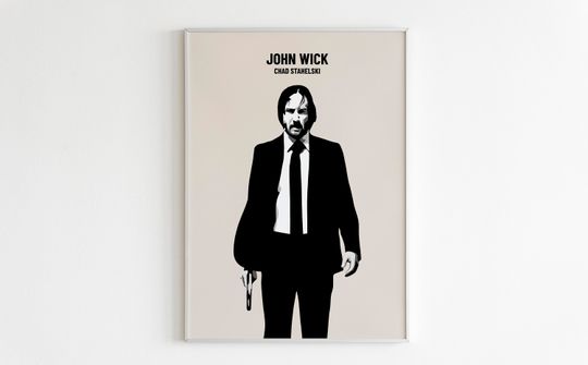 Discover John Wick 4 Poster | Minimalist Movie Poster