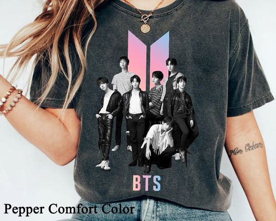 Discover BTS Members Shirt, Bangtan Boy Shirt, BTS Group Shirt