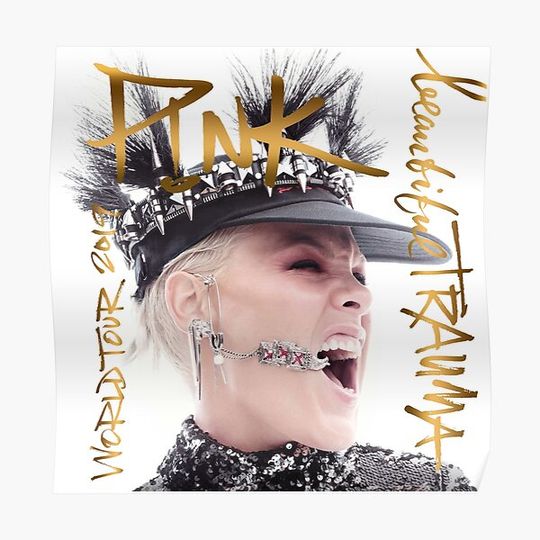 Discover pink beautiful trauma world tour 2019 ori payungatin Premium Matte Vertical Poster