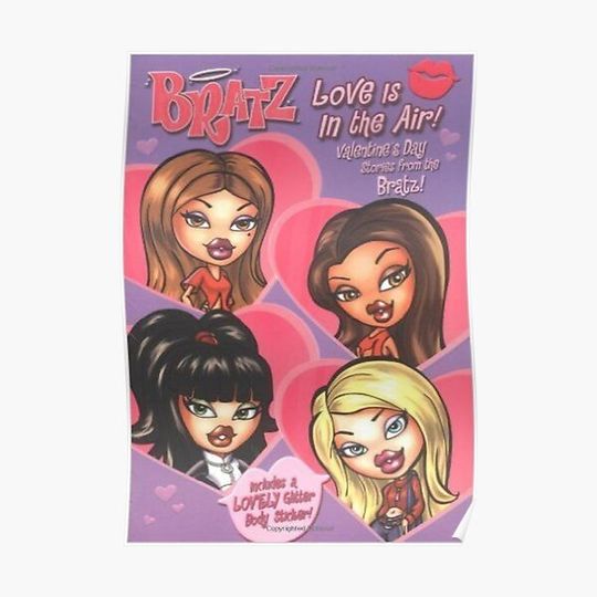 Discover y2k bratz "love in the air" bratz Premium Matte Vertical Poster