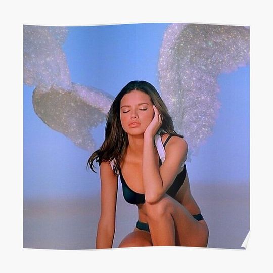 Discover adriana lima y2k aesthetic glitter Premium Matte Vertical Poster