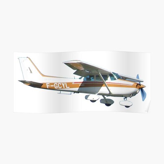 Discover Cessna 172 Premium Matte Vertical Poster