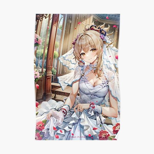 Discover Cute Yoimiya Genshin Impact Premium Matte Vertical Poster