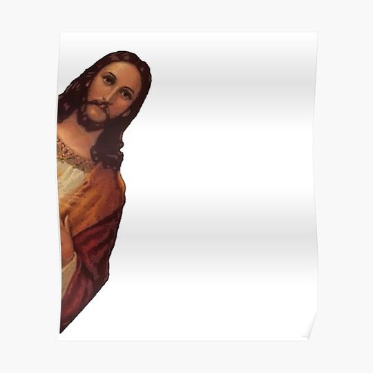 Discover Jesus is Watching Meme Premium Matte Vertical Poster
