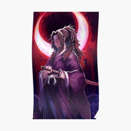 Discover Kokushibo upper moon 1 Premium Matte Vertical Poster