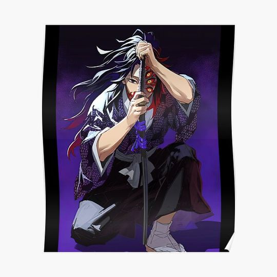 Discover The Demon Kokushibo Premium Matte Vertical Poster