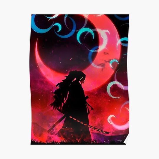 Discover Kimetsu No Yaiba Kokushibo Premium Matte Vertical Poster