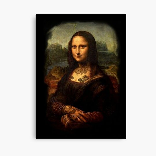 Discover Monalisa tattoo Canvas