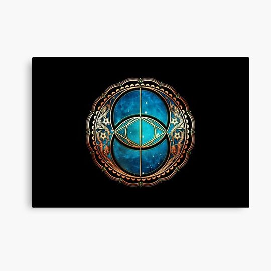 Discover Vesica Piscis, Chalice Well, Celtic Symbol, Avalon, Magic Canvas