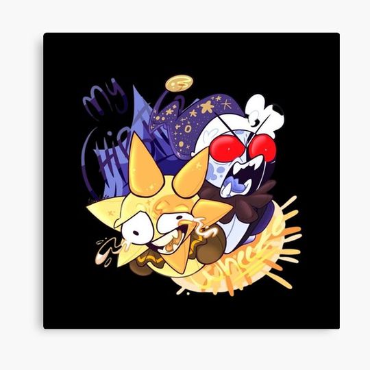 Discover Sundrop from Fnaf Security Breach Canvas Art
