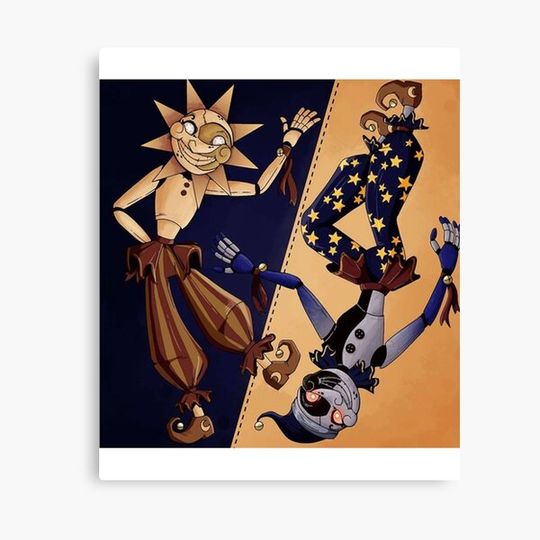Discover Fnaf Sun Moon Security Breach Canvas