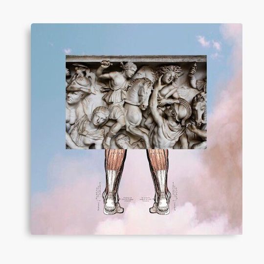Discover I No Longer Fear The Razor That Guards My Heel (III) Canvas