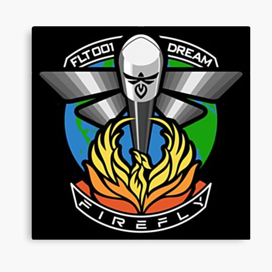 Discover Firefly Aerospace Alpha Logo Canvas