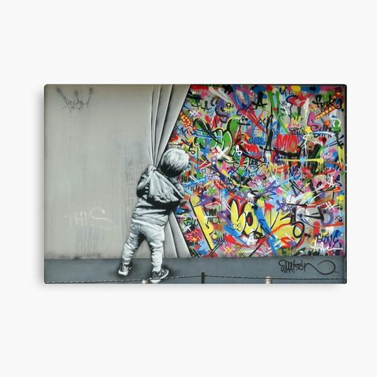 Discover Behind the Curtain - Martin Whatson (Wynwood Walls Edition)  Miami Canvas