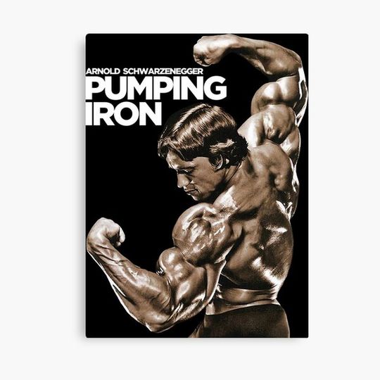 Discover Arnold Schwarzenegger Classic Pumping Iron Canvas