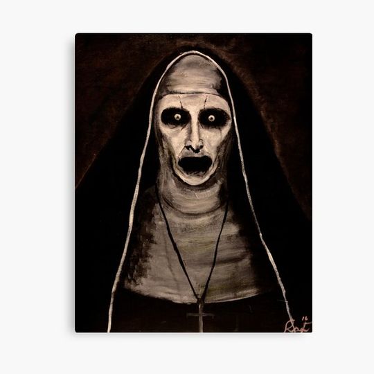 Discover Demonic Sister Valak Canvas