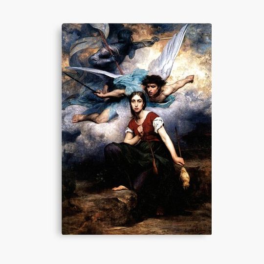 Discover Joan of Arc by Eugène Thirion Canvas