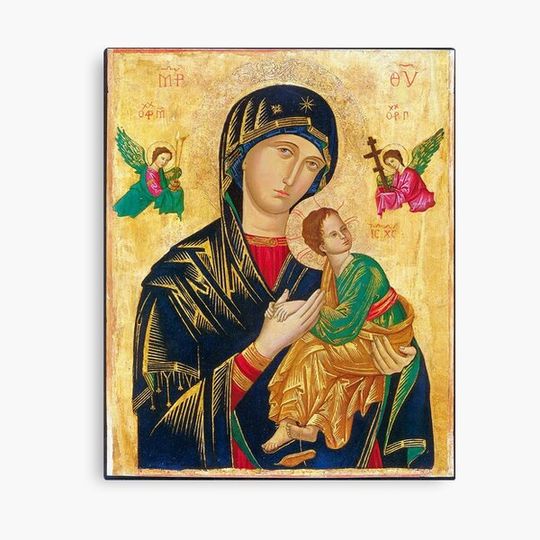 Discover Mother of Perpetual Help, Icon of Mary, Canvas