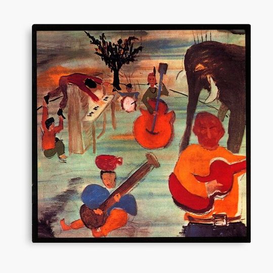 Discover Music From Big Pink. Canvas
