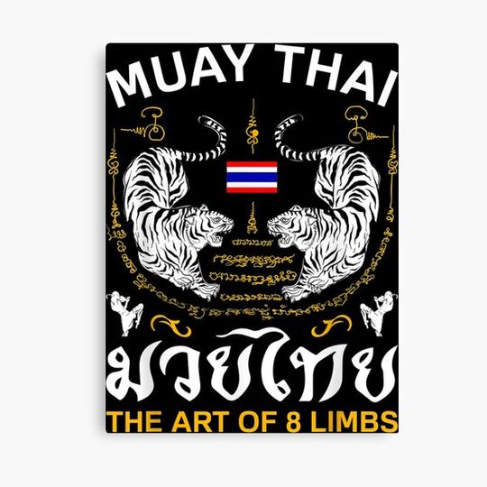 Discover The Art Of 8 Limbs Sak Yant Tiger Muay Thai gifts Canvas