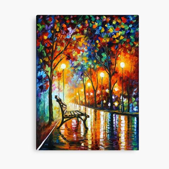 Discover THE LONELINESS OF AUTUMN - Leonid Afremov Canvas