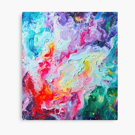 Discover Elements - Spectrum Abstraction Canvas