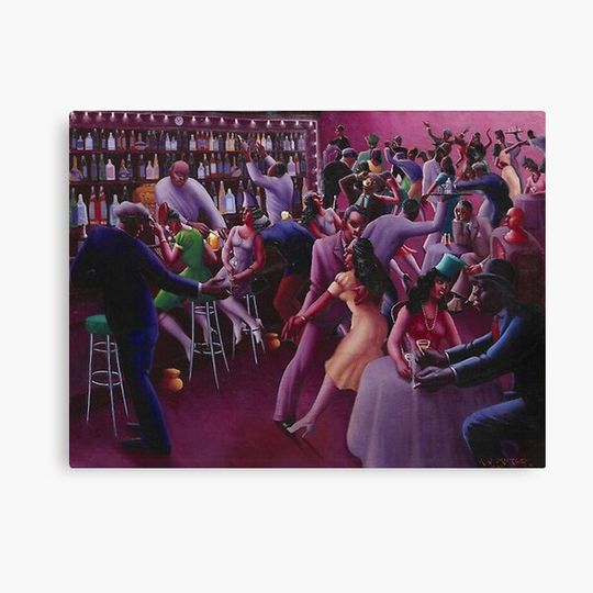 Discover Nightlife - Archibald John Motley Jr Canvas