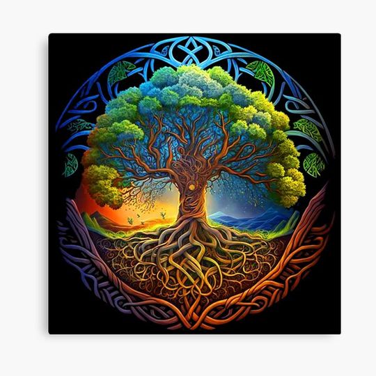 Discover Tree Of Life Celtic Myth Canvas