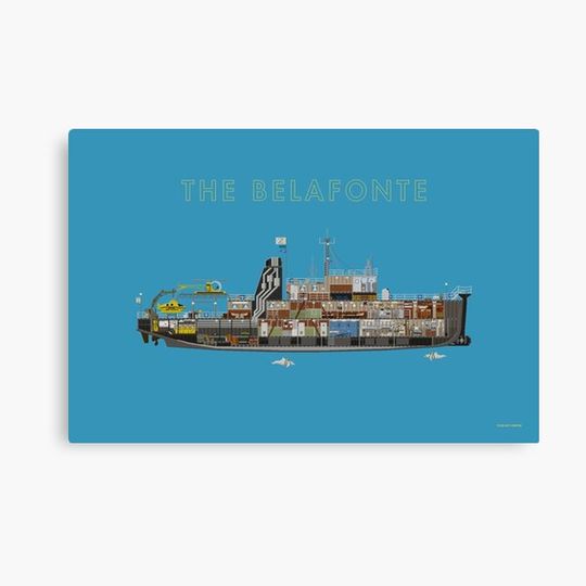 Discover The Belafonte - The Life Aquatic Canvas