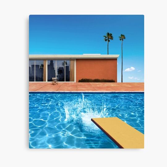 Discover Miami Pool - A Bigger Splash Canvas