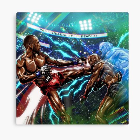 Discover leon edwards head kick ko of kamaru usman Canvas