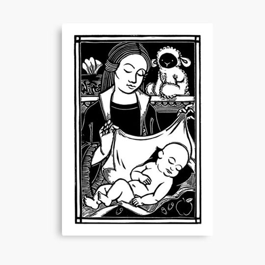 Discover Madonna of the Wipes Canvas