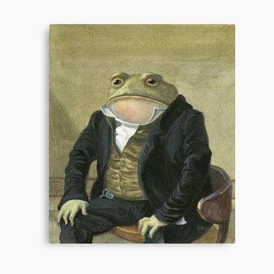 Discover Colonel Toad / Sir Toad Canvas
