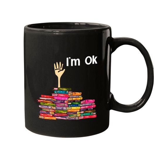 Discover Book - I'm Ok, Book, Reading, Reading Book Mugs