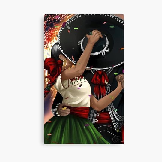 Discover Mexican love Canvas
