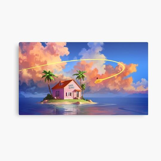 Discover Kame House Goku Dragon Ball Canvas