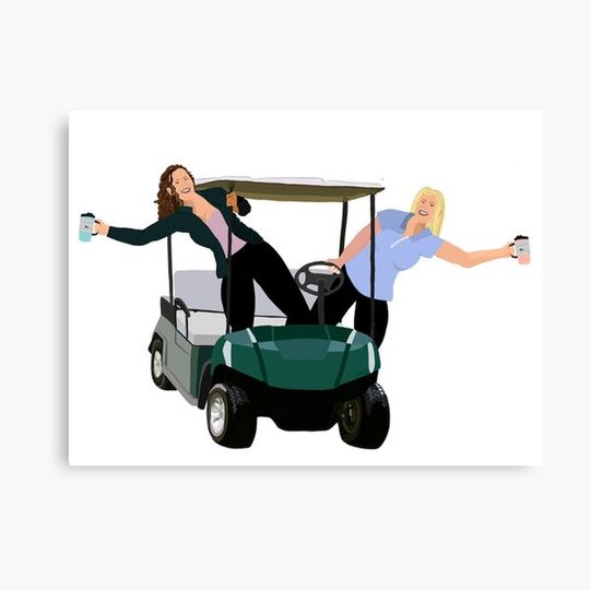 Discover Drunk Golf Cart Canvas