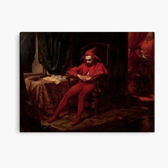 Discover Stańczyk (Sad Clown), by Jan Matejko Canvas