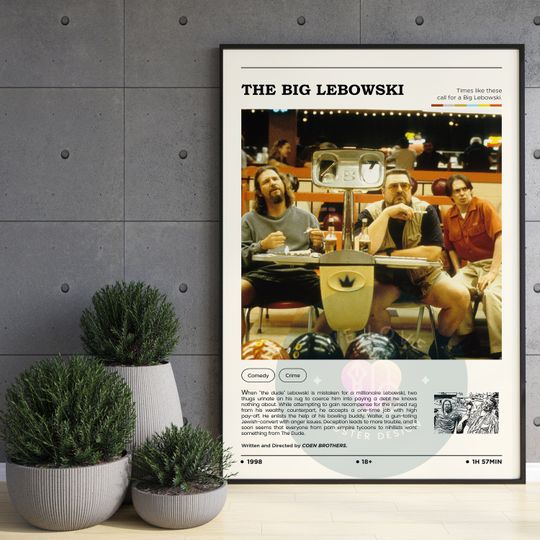 Discover The Big Lebowski Movie Poster