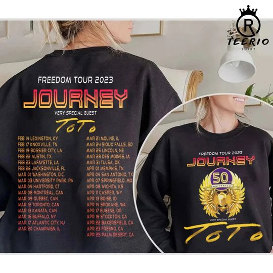 Discover Journey Freedom Tour 2023 Dual-Sided Shirt