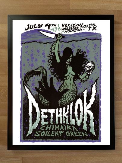Discover dethklok poster, houston, 2008