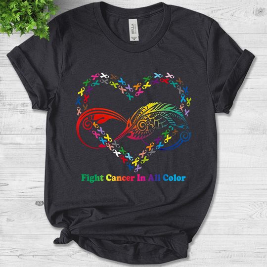 Discover Cancer Sucks In Every Color shirt, Cancer Fighter Shirt