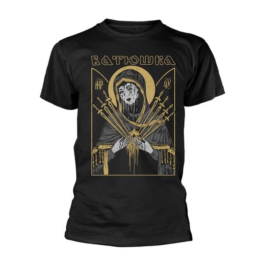 Discover Batushka Unisex T-Shirt: Maria II (Grey) (Back Print)