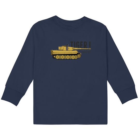 Discover Tiger I Late - Tiger Tank - Kids Long Sleeve T-Shirts