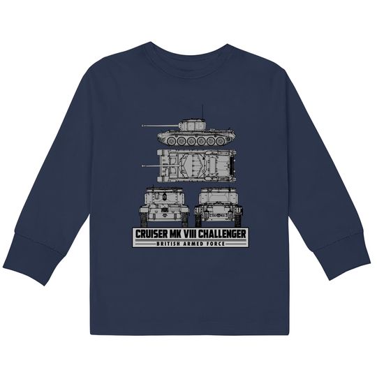Discover CRUISER CHALLANGER TANK - Ww2 Tank - Kids Long Sleeve T-Shirts