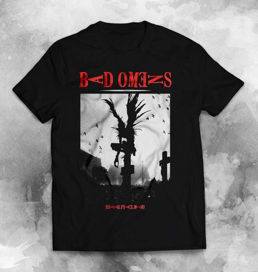 Discover Bad Omens Shirt, Bad Omens Band Shinigami 2023 Shirt, A Tour Of The Concrete Jungle Tour