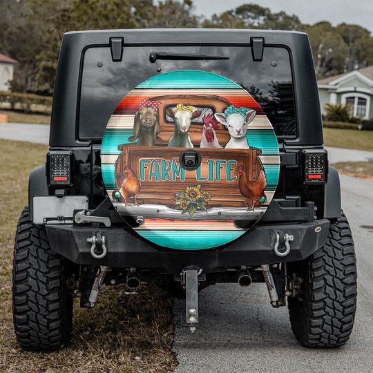 Discover Spare Tire Cover With Backup Camera Hole