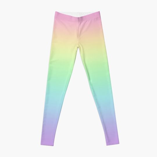 Discover Pastel Rainbow Gradient Leggings