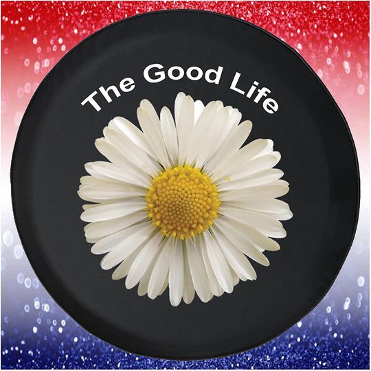 Discover Daisy Flower Good Life Spare Tire Covers